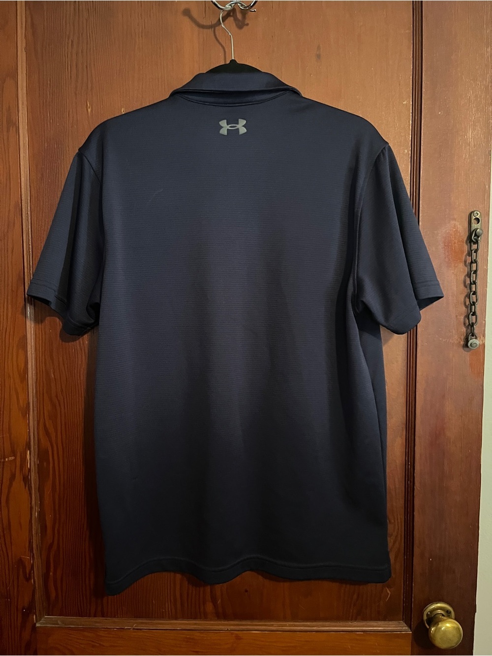 Under Armour Men's Navy Polo with Gray Accents - Picture 3 of 3